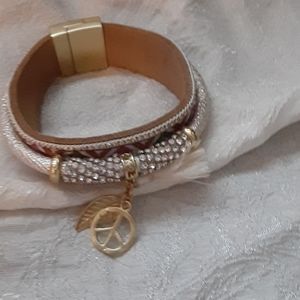 Peace Sign Bracelet
